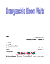 Honeysuckle Bloom Waltz Orchestra sheet music cover